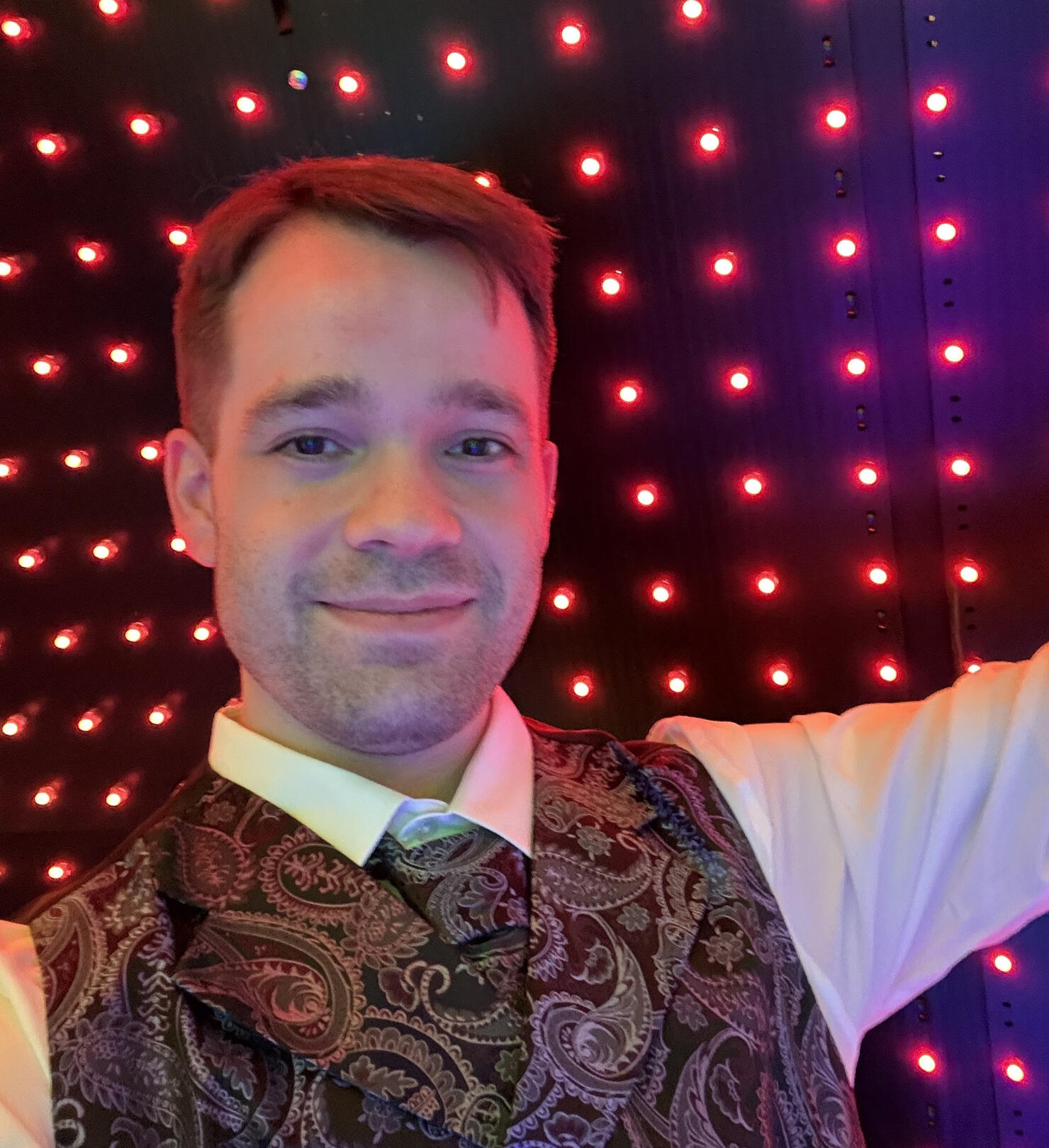 On Set of Cosmic Carnival with "Lit Immersive"